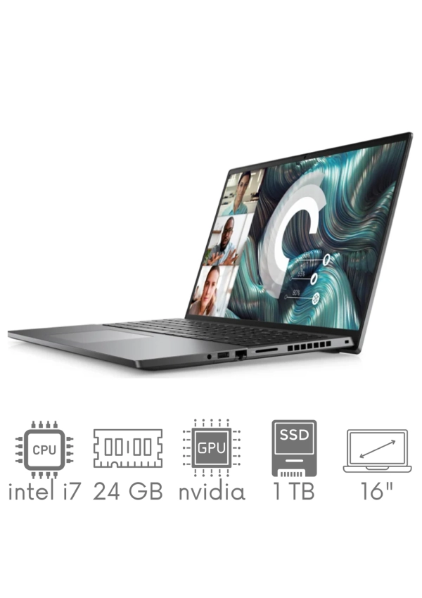 Dell Vostro 7620 i7-12700H 24GB 1TB SSD 16" FHD+ 1920x1200 matt GeForce RTX 3050Ti 4GB Kam WiFi BT Win11Pro gw12mc