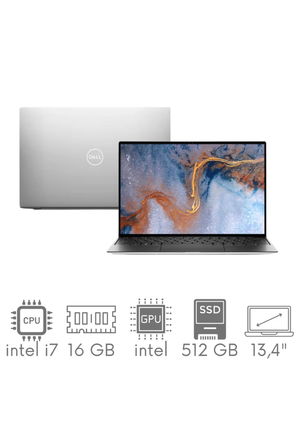 Dell XPS 9310 i7-1185G7 16GB 512GB SSD 13,4" FHD+ 1920x1200 Mat Iris Xe WiFi BT Kam Win11 PL Gw12mc