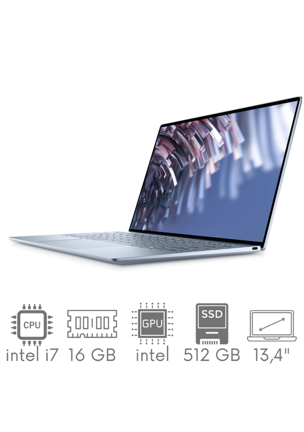 Ultrabook Dell XPS 9315 i7-1250U 16GB 512 SSD 13,4'' 4K UHD+ 3840x2400 Dotyk WiFi BT Kam win11 PL Gw12mc