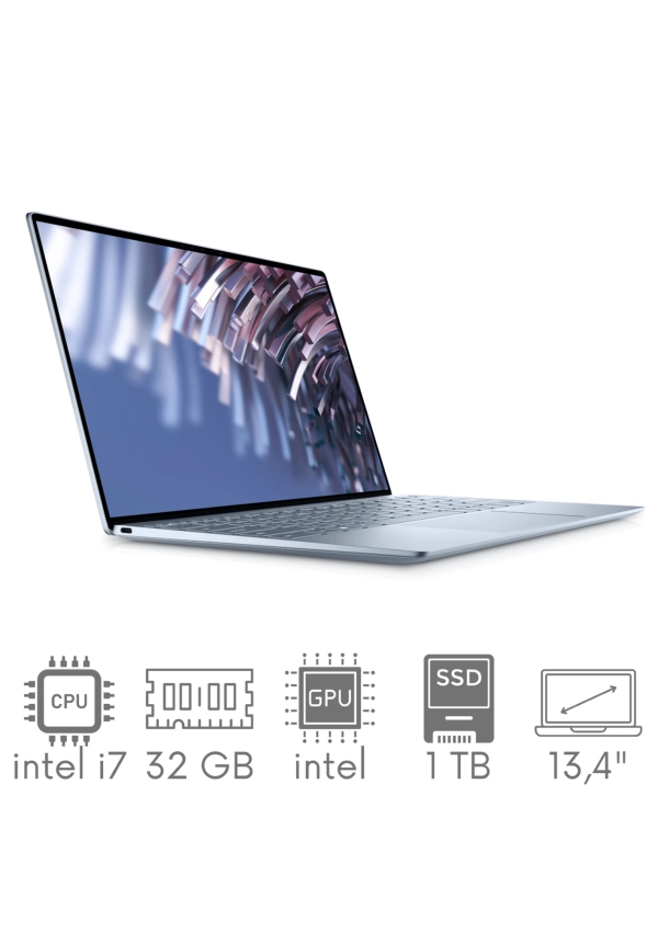 Ultrabook Dell XPS 9315 i7-1250U 32GB 1TB SSD 13,4'' FHD+ 1920x1200 mat WiFi BT Kam win11 PL Gw12mc