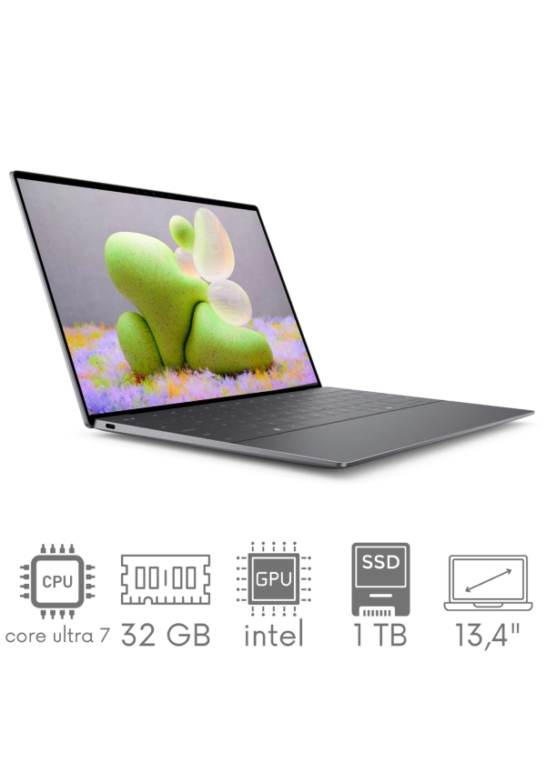 Dell XPS 13 9340 Ultra 7 155H 32GB 1TB SSD 13,4" FHD+ 1920x1200 120Hz WiFi BT Kam Win11 PL Gw12mc