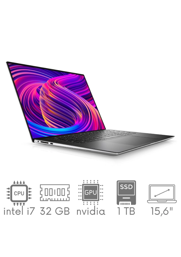 Ultrabook aluminiowy Dell XPS 9530 i7-13700H 32GB 1TB SSD 15,6" QHD+ 3456x2160 OLED GeForce RTX4050 6GB WiFi BT Kam Win11 Gw12mc